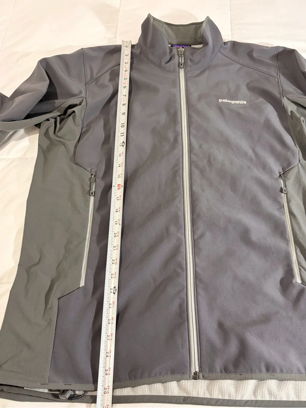 Patagonia Adze HYBRID Jacket Men’s XL Gray Softshell Polartec Windbloc